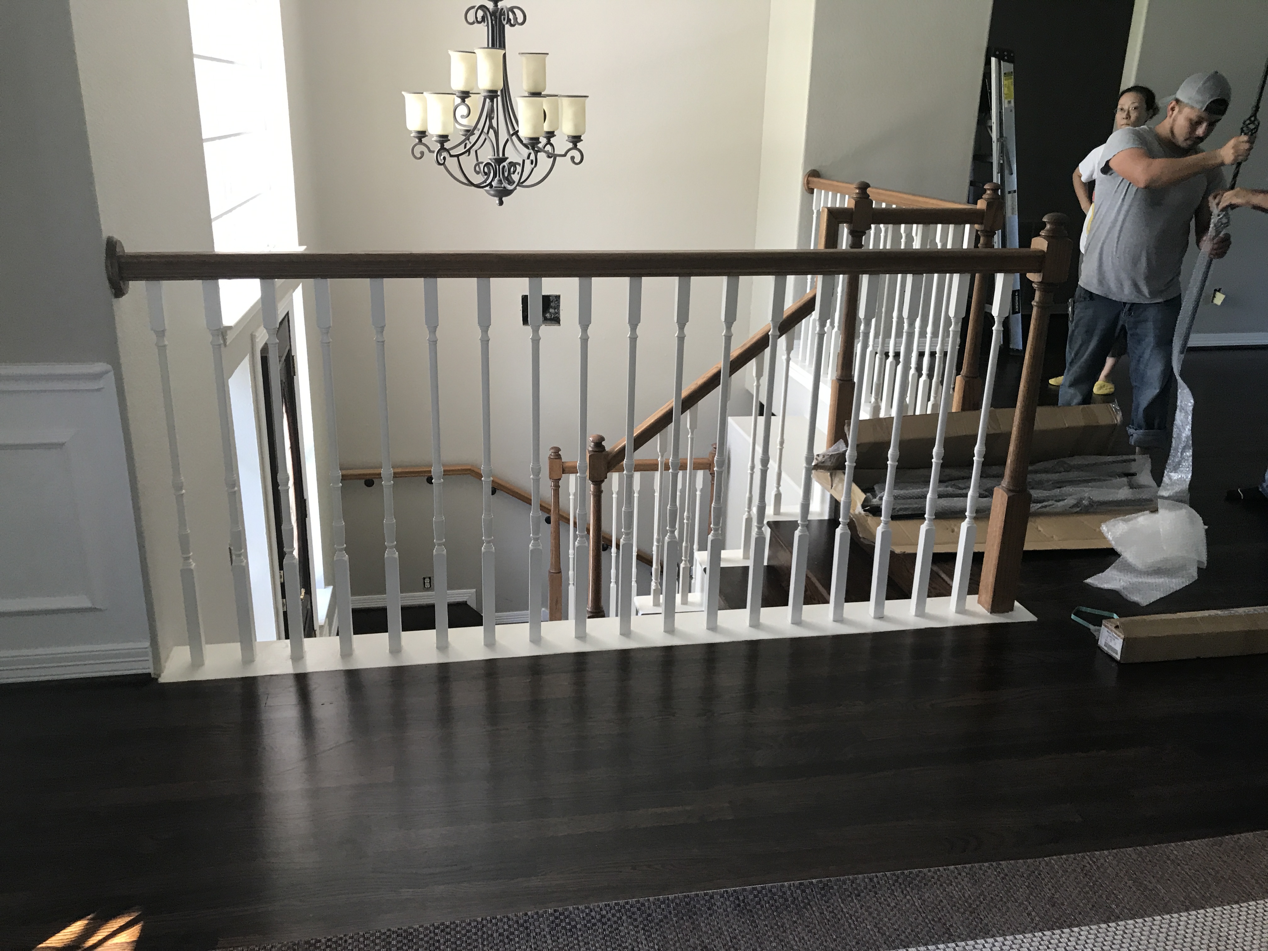 Wood floor refinishing