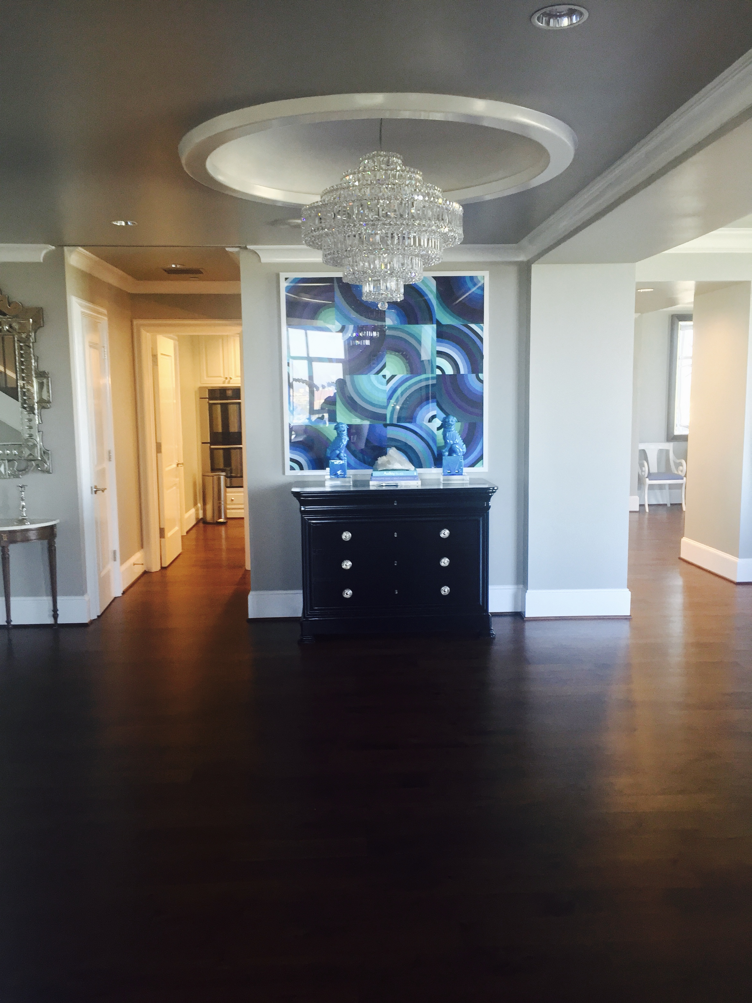 Wood floor refinishing