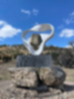 The Wind Circle Sculpture at Devils Tower in Wyoming