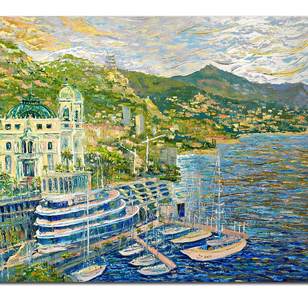 Opera of Monte Carlo, 120x150, silver gold oil canvas.jpg