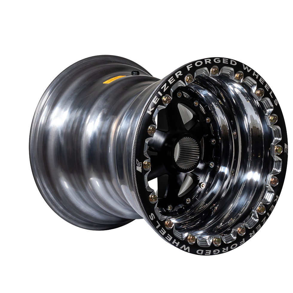 Thumbnail: Keizer- 15" Sprint Car Left Rear Wheel - Inside Beadlock