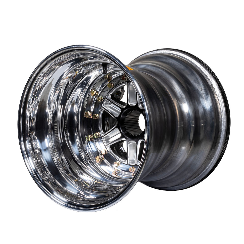 Thumbnail: Keizer- 15" Sprint Car Left Rear Wheel - Inside Beadlock
