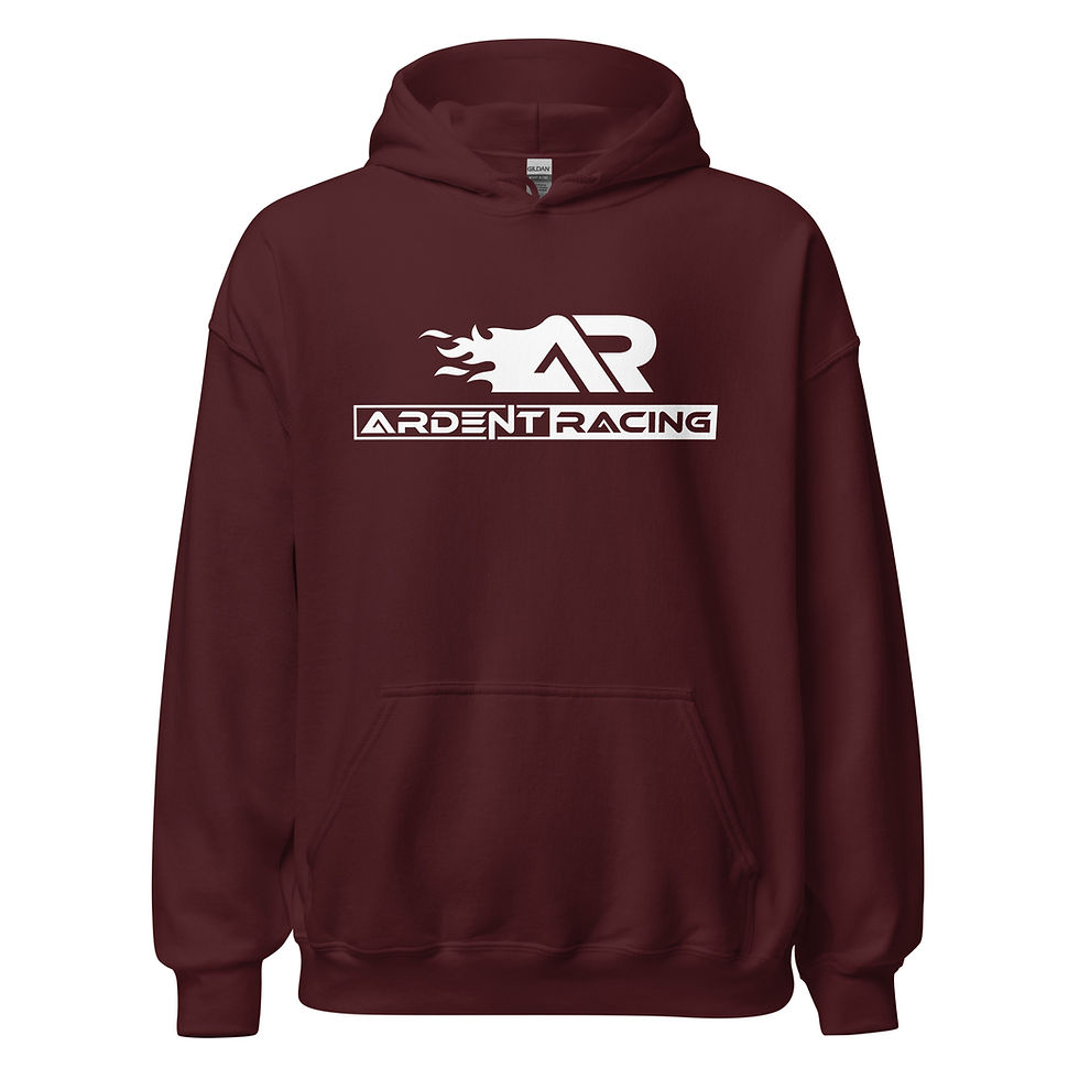 Thumbnail: Ardent Racing White Logo - Unisex Hoodie