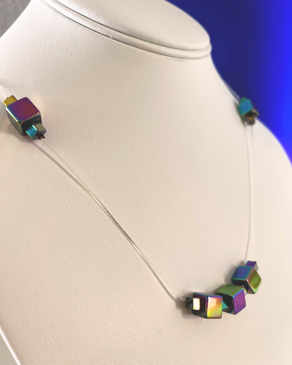 Thumbnail: Purple, Gold, Green, Color Changing Earrings