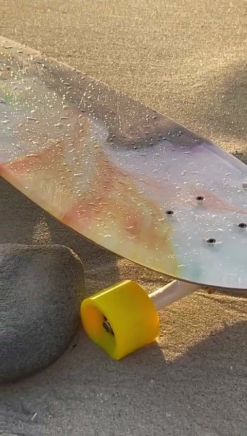 Thumbnail: The Sunburst Beach Cruiser, Skateboard, Longboard