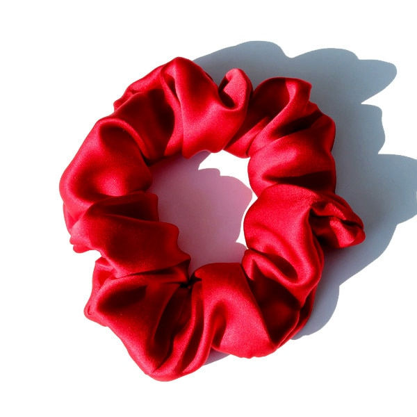 Thumbnail: Pure Mulberry Silk Large Scrunchies 1 1/2"