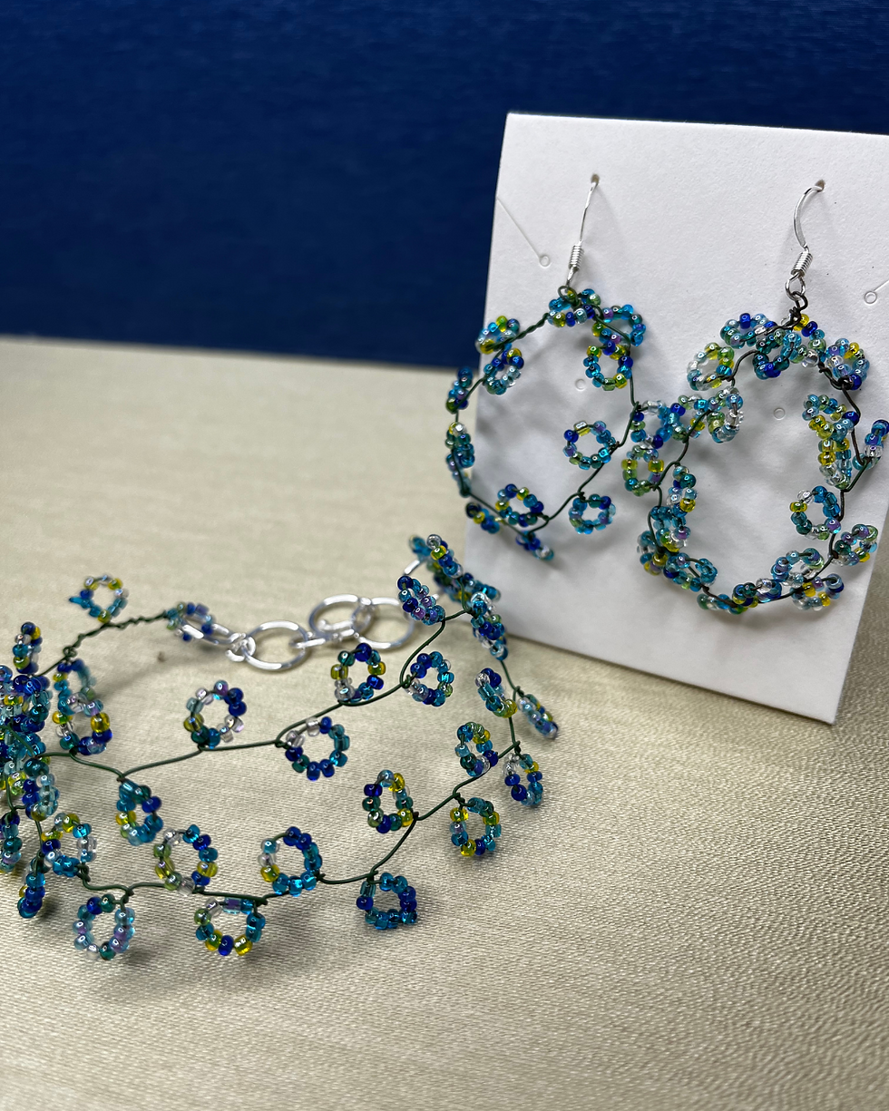 Thumbnail: Necklace, The Therapy Collection, Blue and Green