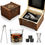 Thumbnail: Whiskey Stones & Glasses Set, Granite Ice Cube for Whisky for Dad, Husband, Men