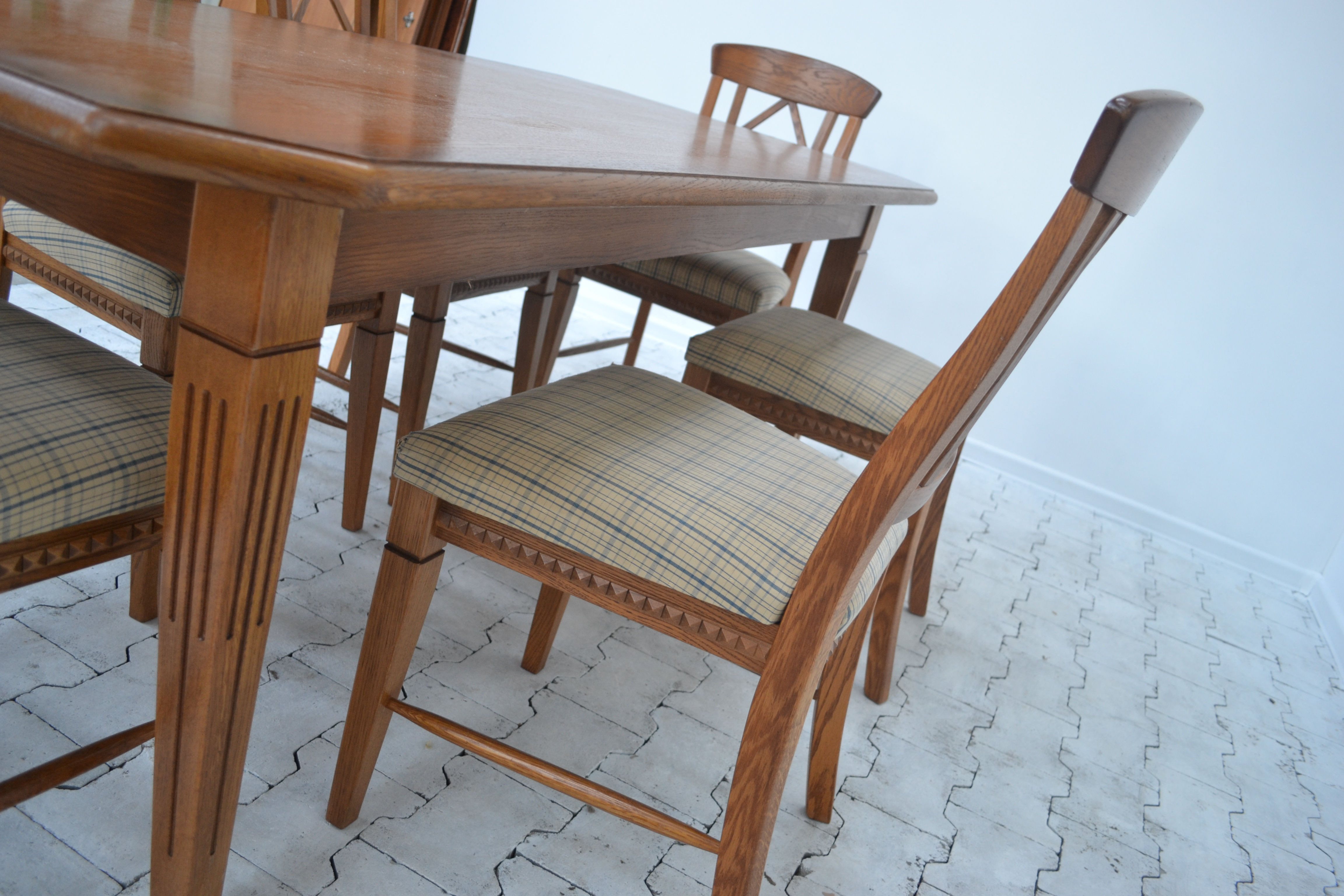 meble do salonu jasny dąb