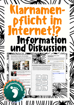 Klarnamenpflicht im Internet: Information und Diskussion