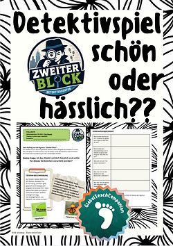 Detektivspiel "schön oder hässlich"