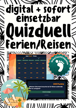 Quizduell - Ferien und Reisen (interaktiv und sofort einsetzbar)