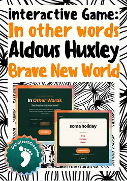 In other words (digitales Spiel) - "Brave New World" - Aldous Huxley