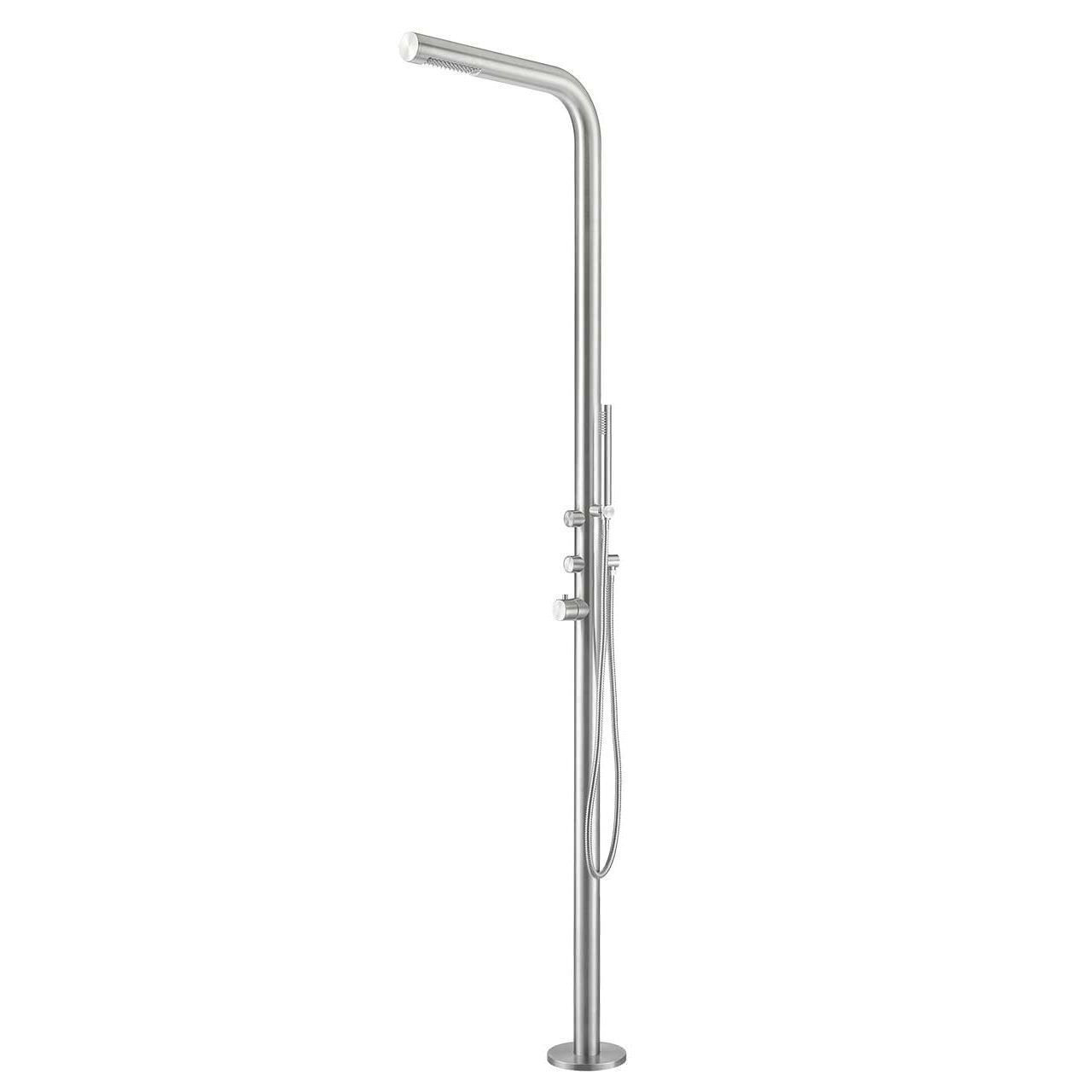 : Budoni Satin-Edelstahldusche
