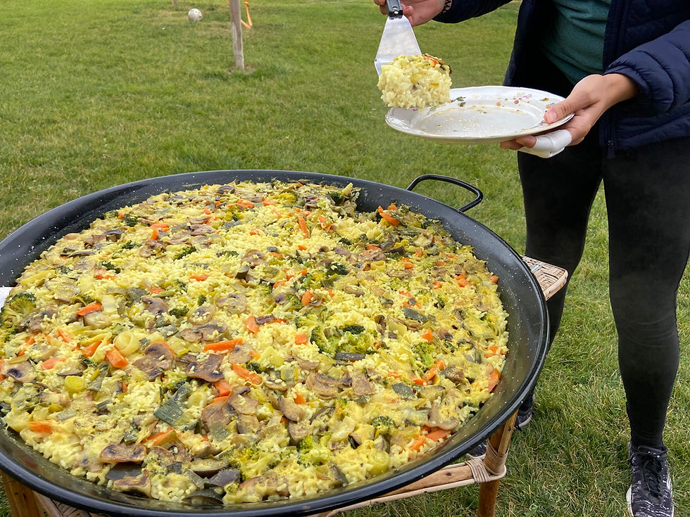 Paella vegana