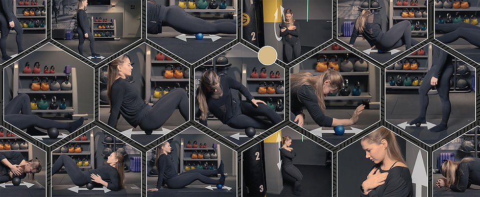 Thumbnail: Massage Balls - Peanut Roller Massage Ball Set, Peanut Ball