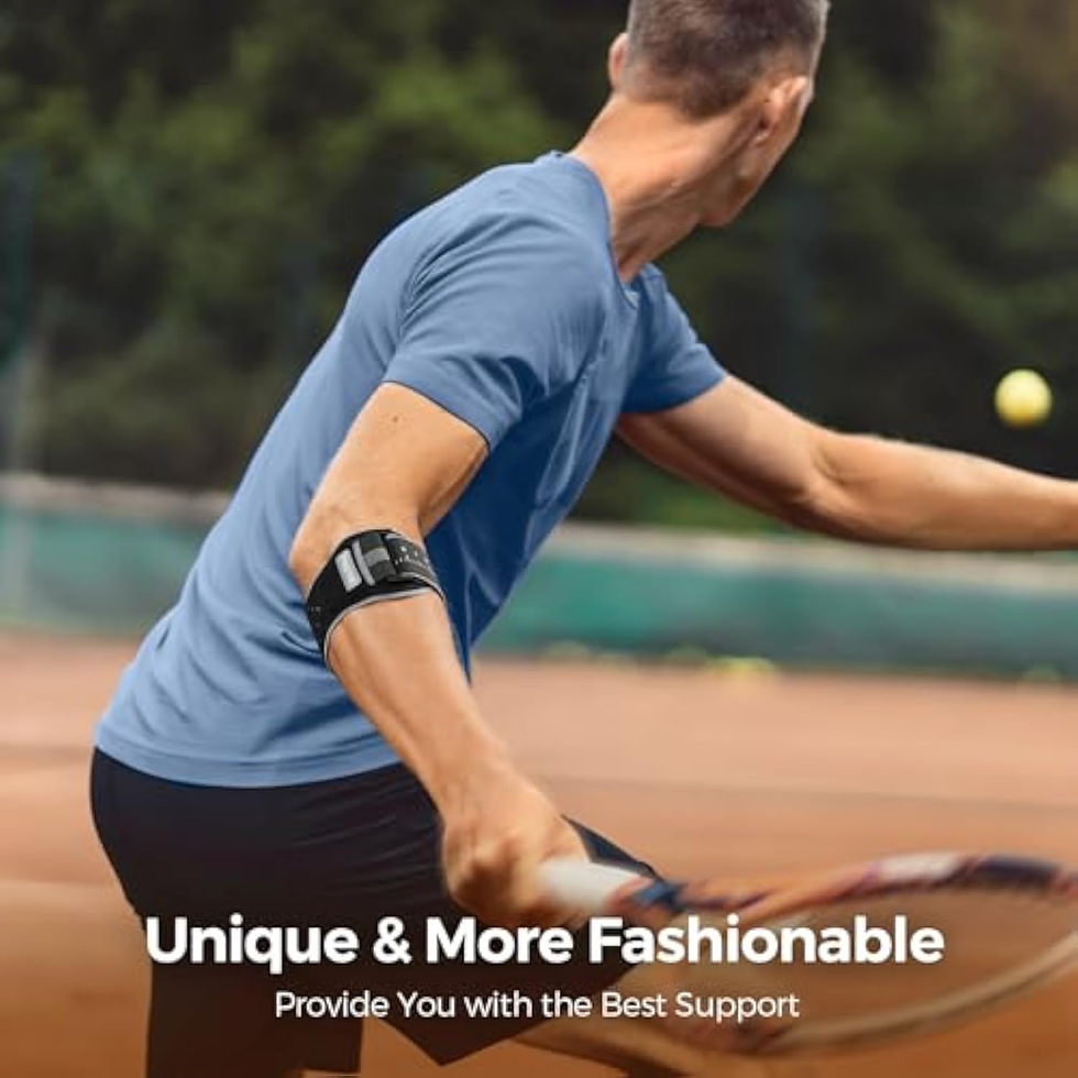 Thumbnail: FREETOO Tennis Elbow Support Strap for Men Women, Comfy Golfers Elbow Support w