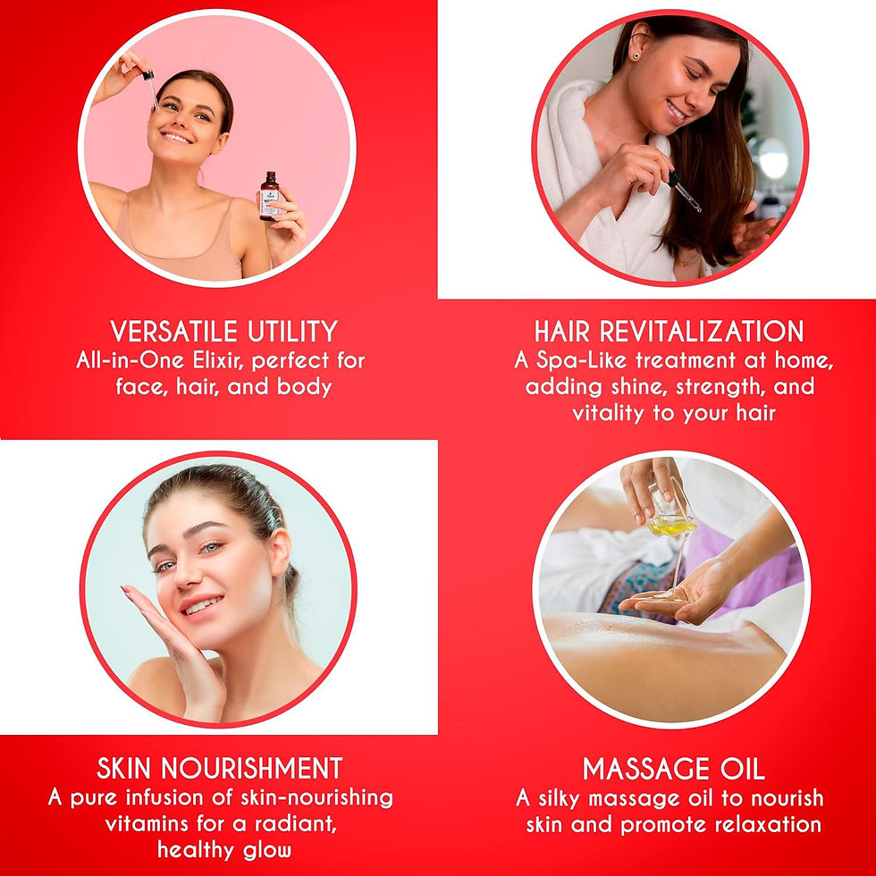 Thumbnail: Kanzy Rosehip Oil for Face 120ml Rosehip Oil Organic Cold Pressed Rose Hip Oil 