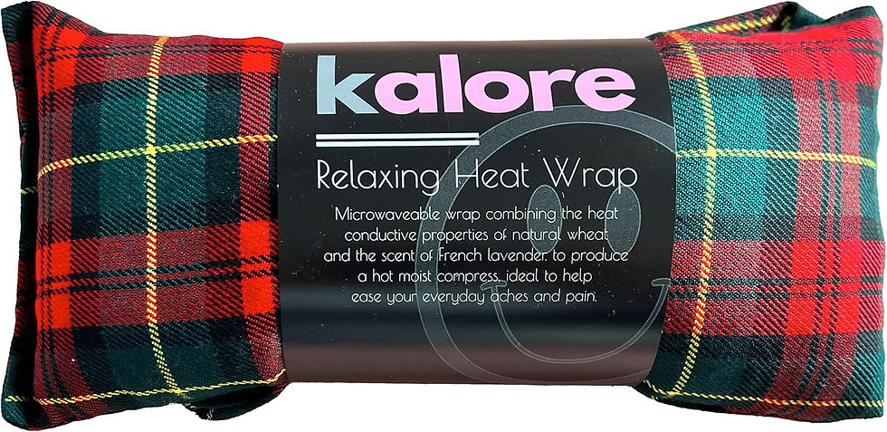 Thumbnail: Wheat Bags Microwavable Neck and Shoulder Wrap - Relaxing Lavender Heat Bags Mi