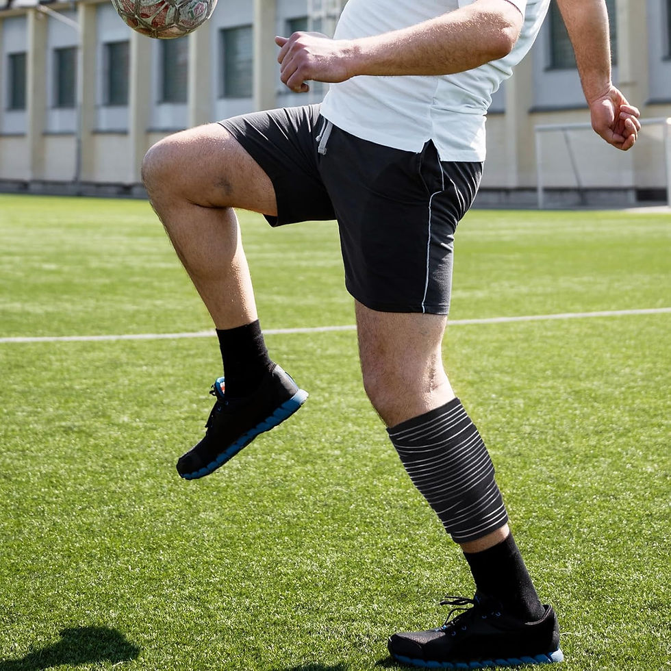 Thumbnail: YUXIANLB 2PCS Elastic Calf Compression Bandage Sleeve, Leg Compression Sleeve f