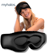 Thumbnail: MyHalos® 100% Blackout Sleep Masks for Women & Men - Zero Eye Pressure Eye Mas