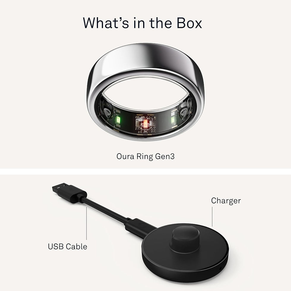 Thumbnail: Oura Gen3 Horizon Smart Ring - Size 10, Rose Gold | Sleep, Heart Rate and Fitne