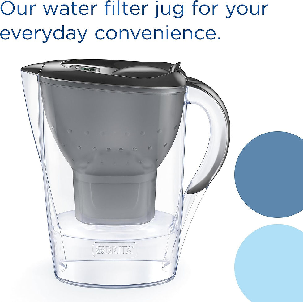 Thumbnail: BRITA Marella Water Filter Jug Graphite (2.4L) Starter Pack incl. 3x MAXTRA PRO