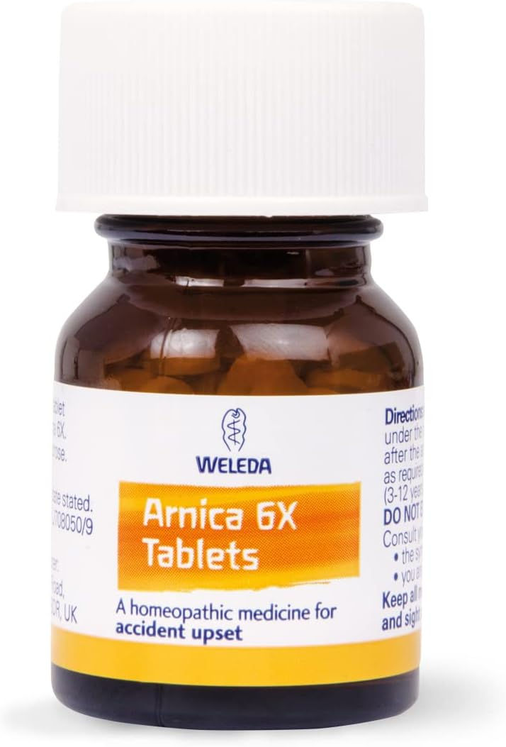 Thumbnail: Weleda Arnica 6X Tablets, Homeopathic Medicine for Accident Upset, Natural Reme