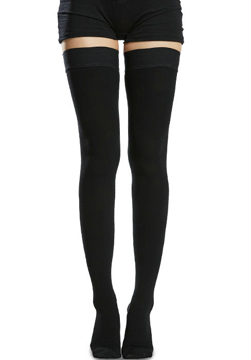 Thumbnail: beister Medical Compression Tights for Women & Men, Class 2 Open Toe Thigh High