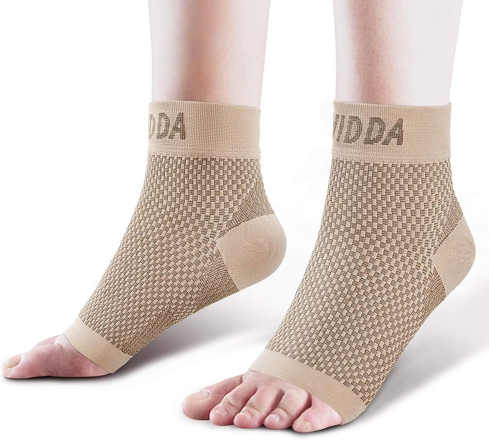 Thumbnail: AVIDDA Plantar Fasciitis Socks 1 PAIR, Compression Foot Sleeves for Sport Arthr