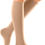 Thumbnail: medi Duomed Soft (BS CCL 2) Compression Stockings Below Knee Open Toe Beige Med