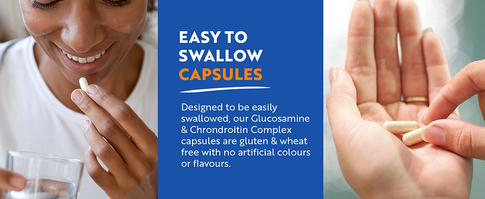 Thumbnail: Glucosamine and Chondroitin Complex – 180 High Strength Capsules – Contribu