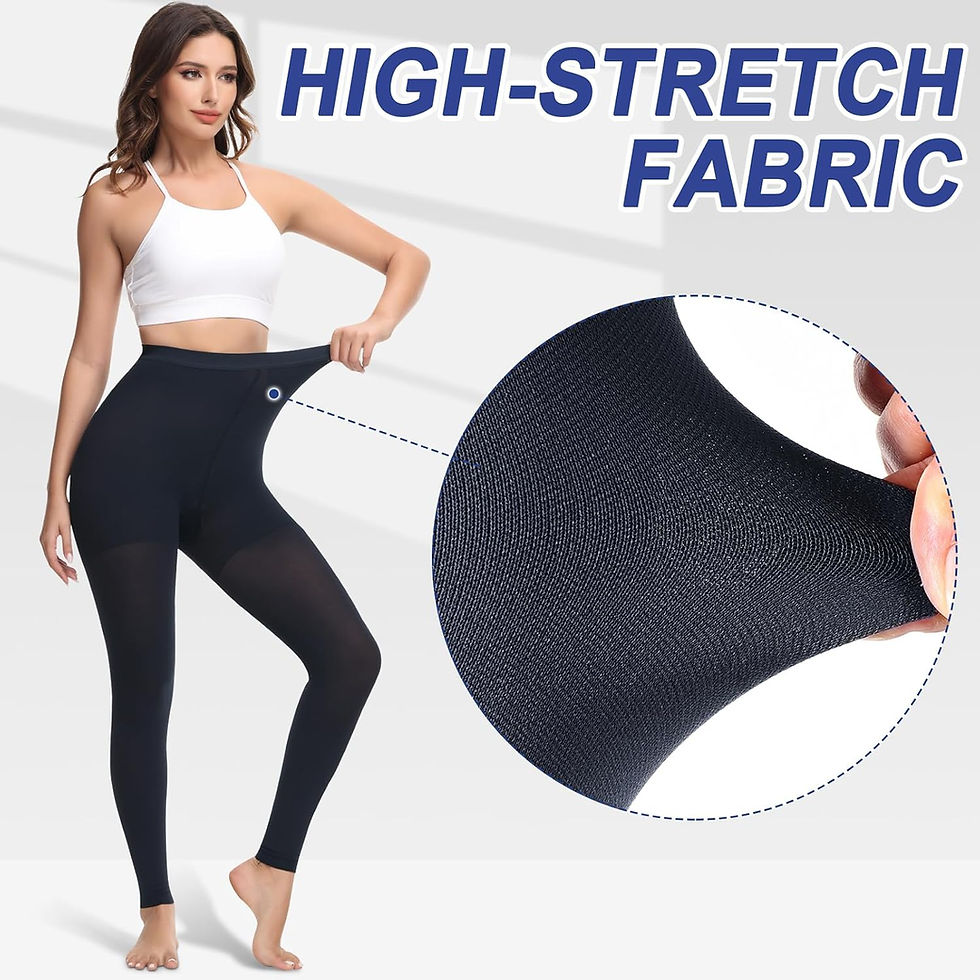 Thumbnail: beister Medical Compression Pantyhose for Women & Men, 20-30mmHg Graduated Supp
