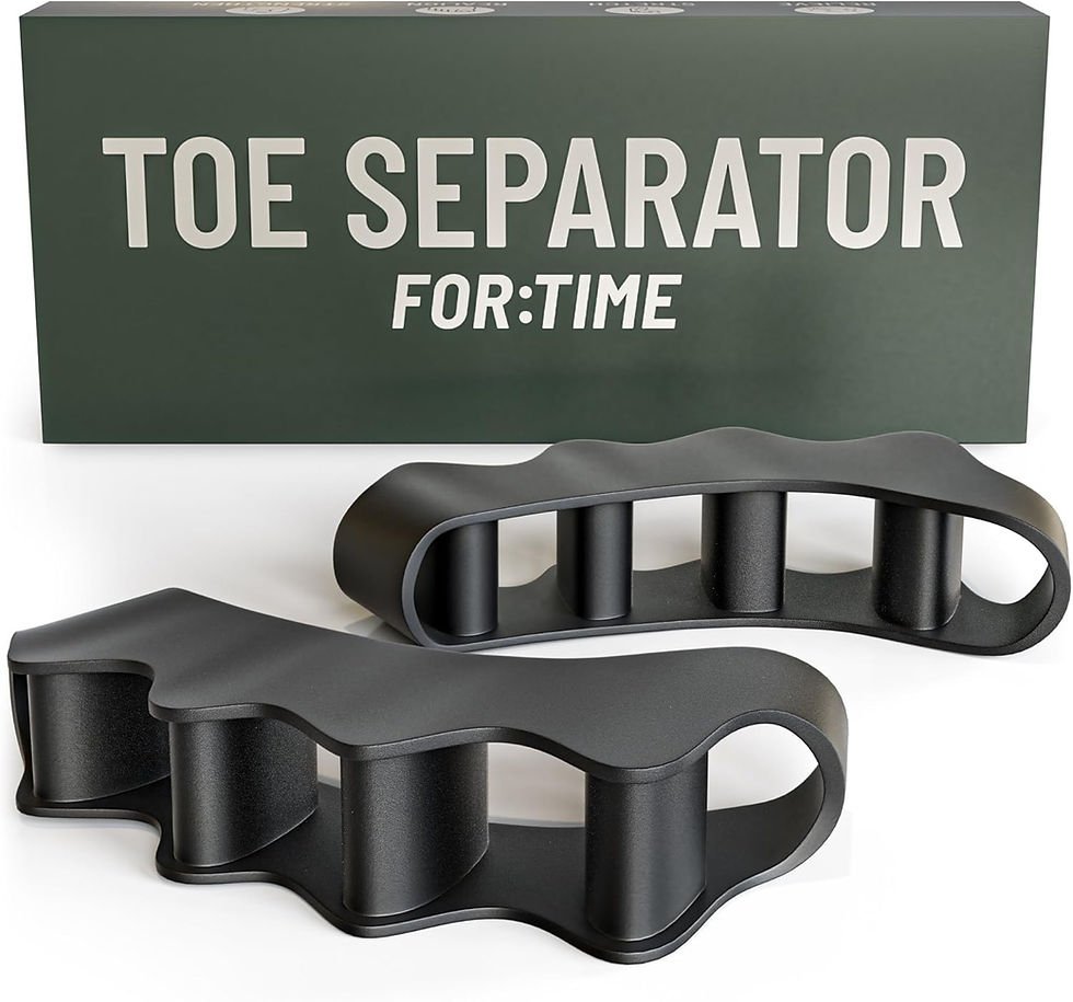 Thumbnail: Toe Separator - 1 Pair Gel Toe Spacers for Overlapping Toes Foot Realignment