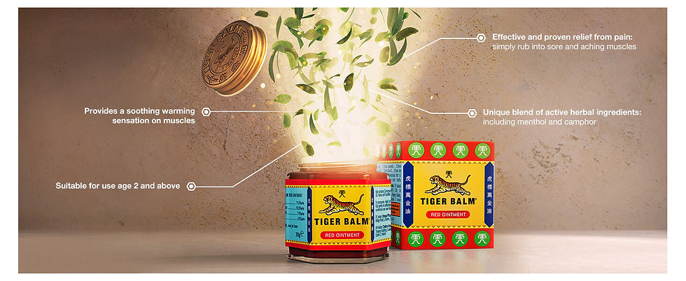 Thumbnail: Tiger Balm Red Ointment, Temporary Relief from Minor Muscular Aches and Pains, 