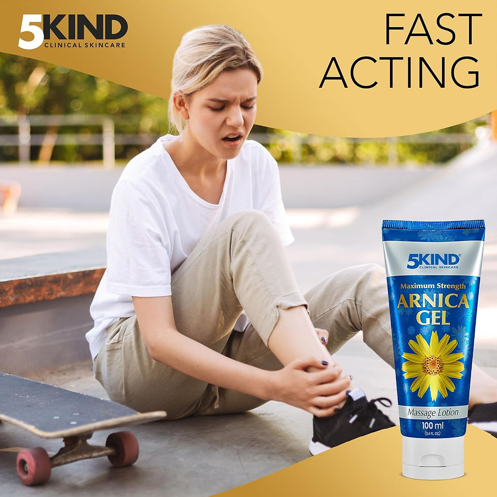 Thumbnail: 5kind Arnica Cream for Bruising and Swelling 100ml - Maximum Strength - Fast Ac