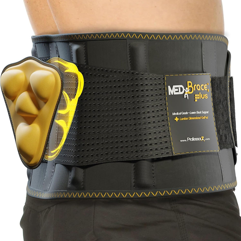 Thumbnail: MEDiBrace Back Support Belt Back Brace for Lower Lumbar Pain Relief