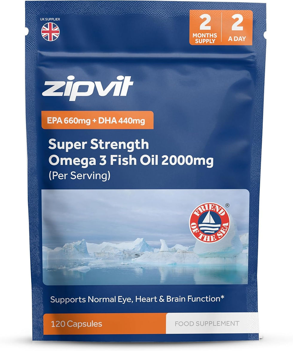 Thumbnail: Omega 3 Fish Oil 2000mg, EPA 660mg DHA 440mg per Daily Serving. 120 Capsules (2