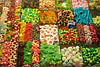 Bonbons colorés assortis