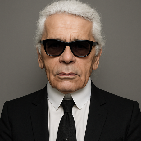 Karl Lagerfeld hat nach der chinesischen Gesichtlesetechnick ein Kübelgesicht