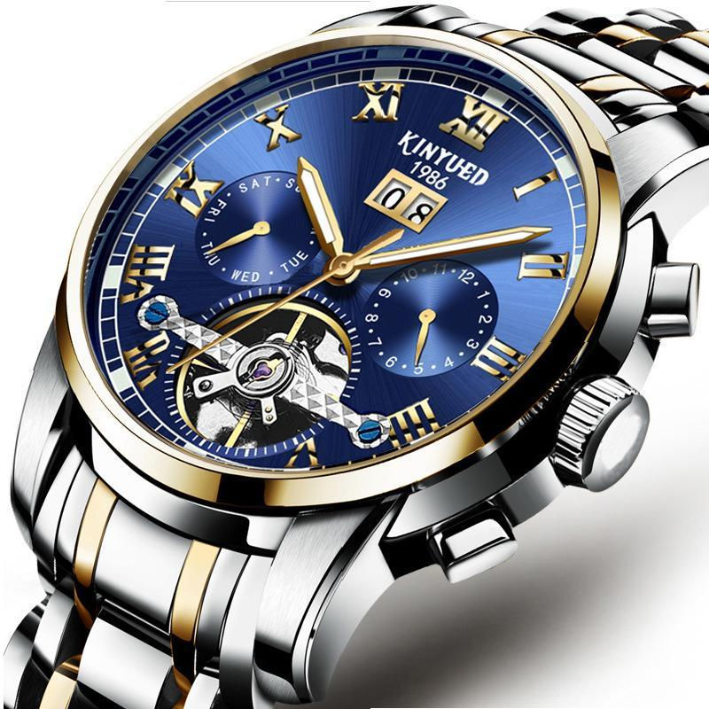 Thumbnail: Stainless Steel Mechanical Watch For Men
