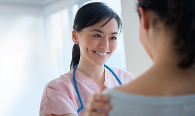 Nurse Talking to Patient