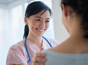 Nurse Talking to Patient