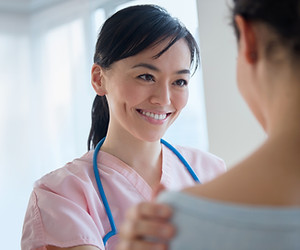 Nurse Talking to Patient