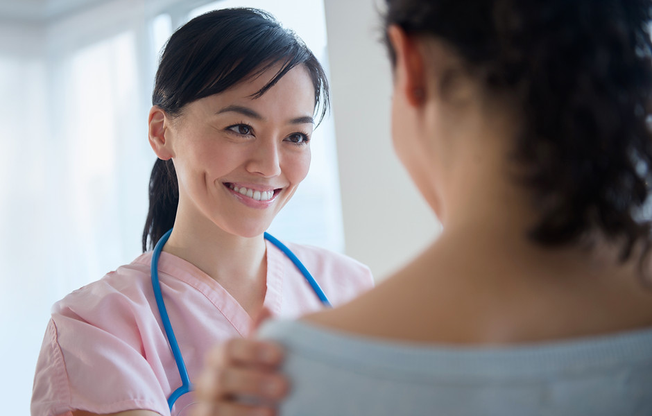 Nurse Talking to Patient