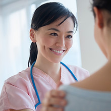 Nurse Talking to Patient