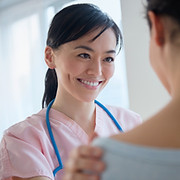 Nurse Talking to Patient