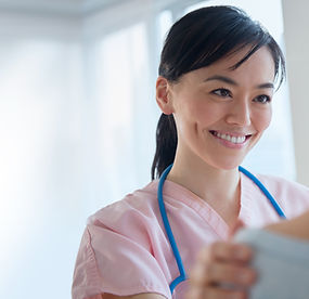 Nurse Talking to Patient