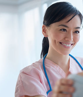 Nurse Assisting Patient
