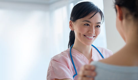 Nurse Talking to Patient